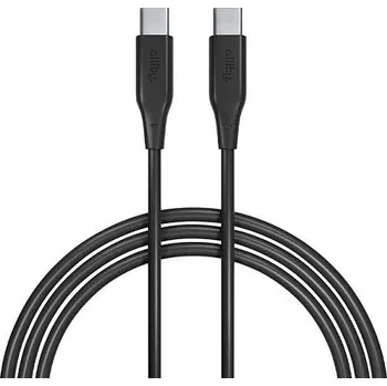 Datový kabel Allity AUC-02 USB-C/USB-C 2m 100W černý