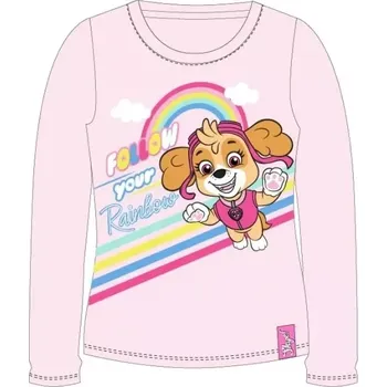Dívčí oblečení Dívčí tričko dl.r. Tlapková patrola 52022043 růžové