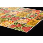 DIMEX | Plexisklo za kuchyňskou linku PGT-24060-166 | 240 x 60 cm | Malované kachličky + Plexisklo za kuchyňskou linku DIMEX v rozměru 240 x 60 cm, motiv Malované kachličky