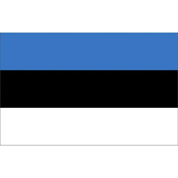 Vlajka Estonsko vlajka - 30 x 45 cm - tunel, karabina