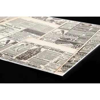 Obklad DIMEX | Plexisklo za kuchyňskou linku PGT-24060-222 | 240 x 60 cm | Novinové plátky + Plexisklo za kuchyňskou linku DIMEX v rozměru 240 x 60 cm, motiv Novinové plátky