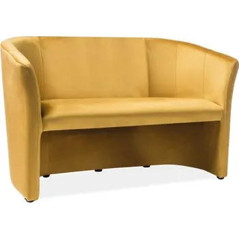 SIG Dvoumístná pohovka TM-2 velvet hořčicová