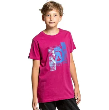Chlapecké tričko tričko Meatfly Artee - Magenta 8 Years