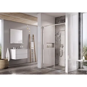 Sprchové dveře BLSDP2 100, lesk+transparent