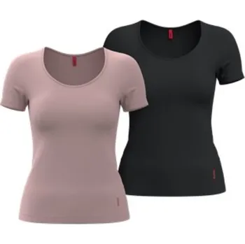 HUGO dámské tričko 2 pack 006 - Vícebarevné / M