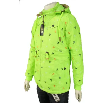 Pánská zimní (přechodová) bunda neonová