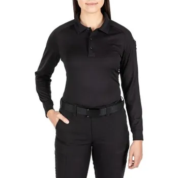 Pánská móda Dámská košile s dlouhým rukávem Performance Polo, 5.11, černá, S
