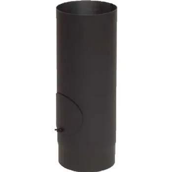 Kouřovod Ocelová trubka kouřovodu 150 x 500 mm, s čisticím otvorem, tloušťka 1,5 mm