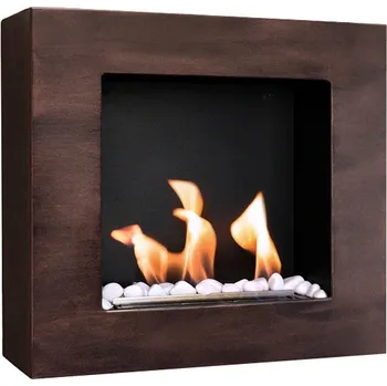 Biokrb BIO FLAME biokrb Easy XS Close Patina Hnědá 40x40 cm