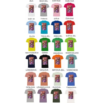 Chlapecké tričko Tričko Jurský Park Cartoon Barva: Lososová, Velikost: 3XL