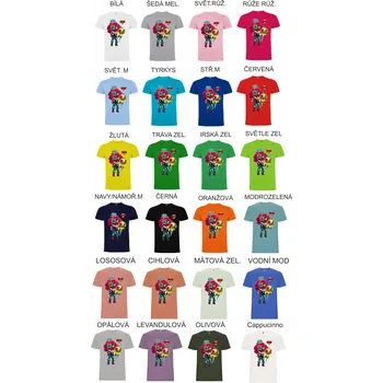 Chlapecká mikina Bavlněné Tričko Juju Brawl Stars Barva: Olivová, Velikost: 3XL