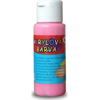 Vodová barva Akrylová barva pink 60 ml