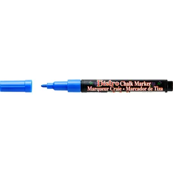 Křídový popisovač tenký kulatý hrot 2 mm MARVY 482-3 modrý