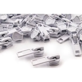 Zip Jezdec ke kostěným zipům 5 mm bílý