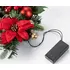Věnec Věnec s červenou poinsettií 10 LED 30 cm