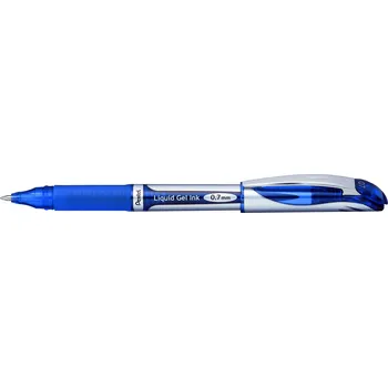 Gelové pero EnerGel Pentel BL57 modré s víčkem 0,7 mm