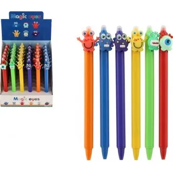 Teddies Gumovací pero - Monstrum 15cm, 6 druhů (1 ks)