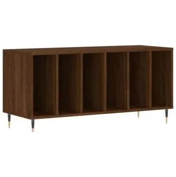 Příslušenství pro gramofon Audiotechnika Goka Skříňka s přihrádkami na LP desky - pozlacené nohy Hnědý dub (831747)