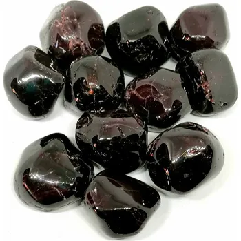 Drahý kámen Granát červený tromlovaný XL – velký přírodní kámen pro léčbu a energii (NOVINKA)