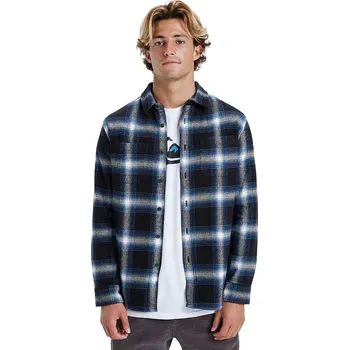 Pánská košile košile Quiksilver Dna Flannel LS - KVJ1/Black Dna Flannel M