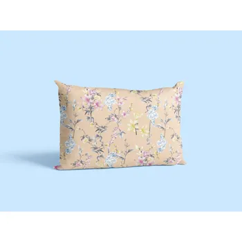 Povlečení Aaryans Bavlněný povlak na polštář Jarní kvítí béžový 70x90 cm