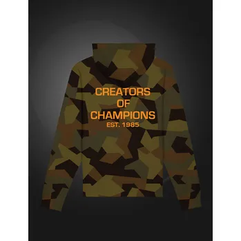 Pánská mikina Mikina Creators Of Champions Camo s kapucí se zipem XXXL