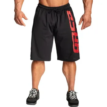 Pánské kraťasy Gasp PRO MESH SHORTS BLACK/RED – šortky Gasp černo-červené Velikost: XL