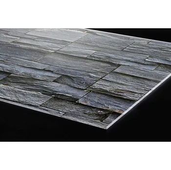 Obklad DIMEX | Plexisklo za kuchyňskou linku PGT-18060-248 | 180 x 60 cm | Břidlicová kamenná zeď + Plexisklo za kuchyňskou linku DIMEX v rozměru 180 x 60 cm, motiv Břidlicová kamenná zeď
