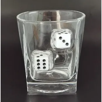 Sklenice Sklenice na whisky s kostkami Caliber Gourmet, 200 ml