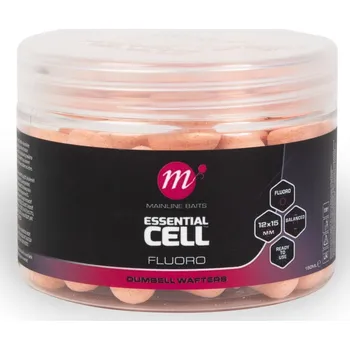 Boilies Mainline Dumbell Fluoro Wafters Essential Cell 150 ml 12x15 mm - Pink