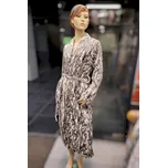 3990 šedý dámský župan Barva: šedá, Velikost: XL