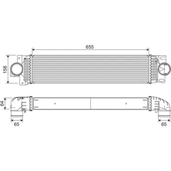 Chladič motoru Chladič turba VALEO 818687