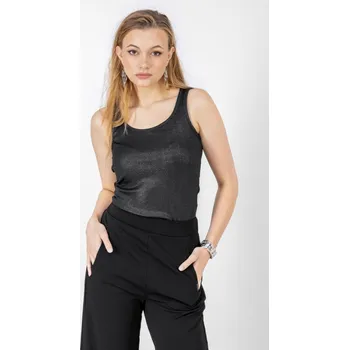 s.Oliver dámské metalické tílko černé Velikost: 42