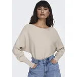Only dámský svetr s netopýřími rukávy Adaline smetanový Velikost: L