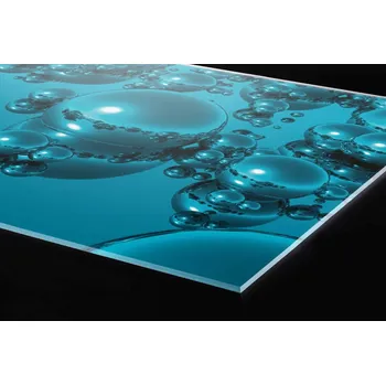 Obklad DIMEX | Plexisklo za kuchyňskou linku PGT-06040-019 | 60 cm x 40 cm | Kapky vody + Plexisklo za kuchyňskou linku DIMEX v rozměru 60 cm x 40 cm, motiv Kapky vody