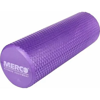 podložka na cvičení Masážní válec Yoga EVA Roller MERCO fialová 45 cm