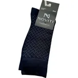 Noviti SB004 černé-čárky pánské ponožky Barva: černá, Velikost: 43-46