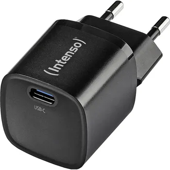 Mobilní telefon Intenso Power Adapter W30C² black USB nabíječka, GaN, USB Power Delivery (USB-PD) , 1x USB-C®, 30 W, černá