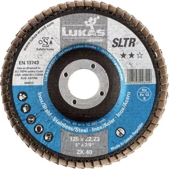 Brusný kotouč Lukas Lamelový kotouč 125mm ZK120 SLTR A27181251201406