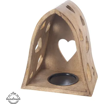 Vánoce Orion Svícen MANGO srdce