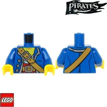 Stavebnice LEGO LEGO® Dílky na figurky LEGO Tělo potištěné /modré / Torso Pirates 973pb3956c01