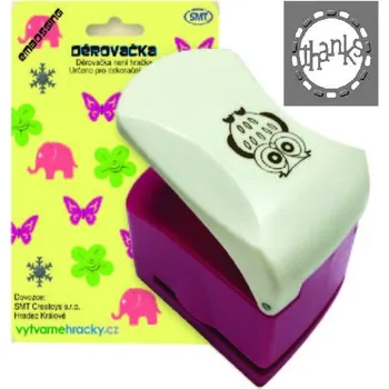 Děrovačka Děrovačka s embosing efektem - nápis THANKS
