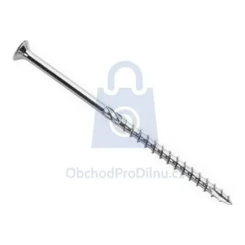 Vrut Vrut konstrukční se zápustnou hlavou, TORX, bílý zinek 5 x 80 ZB, balení 200 ks