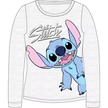Dívčí tričko dl.r. Lilo a Stitch 5202C384 šedé