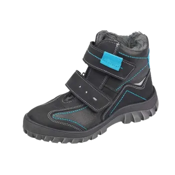 Dětská treková obuv Essi dětská zimní obuv S 2462 tyrkys Velikost: 34