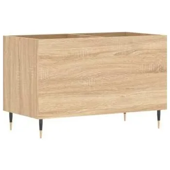 Příslušenství pro gramofon Audiotechnika Goka Úložná Skřínka na LP desky - pozlacené nohy Dub sonoma (831719)