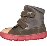 ZIMNÍ NEPROMOKAVÉ BOTY KTR BARE s membránou - SOB 315 šedá+popel+růžová dívčí Velikost: 24