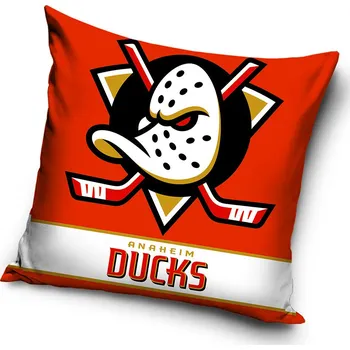 Dekorativní polštářek Polštářek NHL Anaheim Ducks Orange Mask