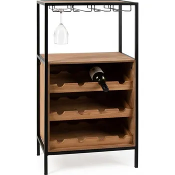 Komoda BIZZOTTO Kovový bar ISAAC černý 91 cm 0747294