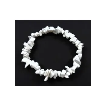 Magnezit náramek z tromlovaných kamenů